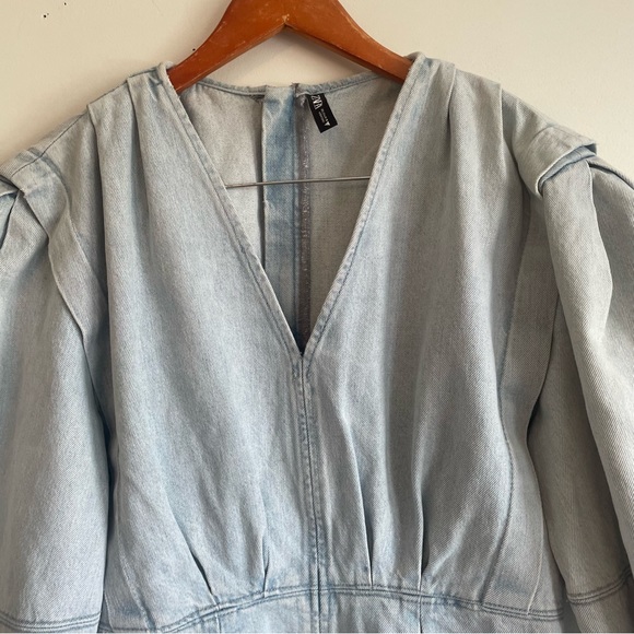 Zara Large Jean Dress - Picture 3 of 7